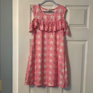Pete + Lucy size 10/12 Pink Starfish Sleeveless Dress